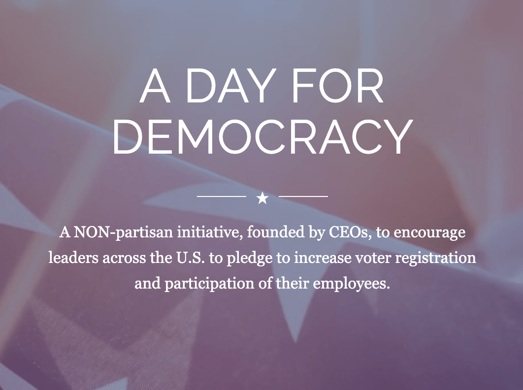 Bulfinch Joins Pledge for #ADayforDemocracy