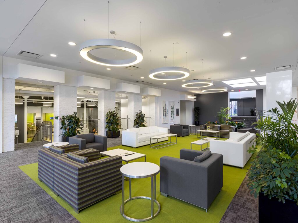 Chapel Bridge Park lobby