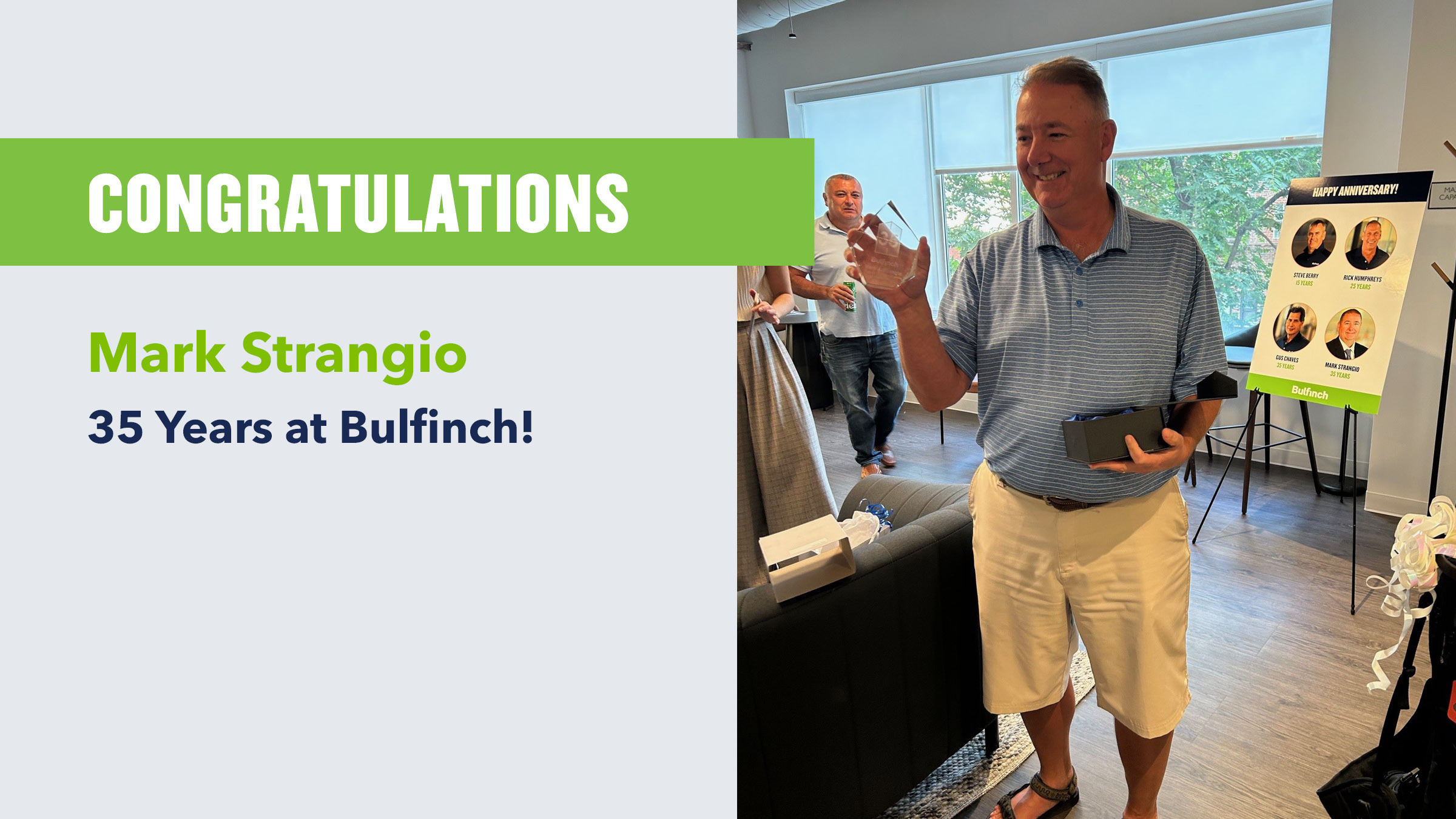 Celebrating 35 Years of Dedication: Honoring Mark Strangio’s Impact at Bulfinch