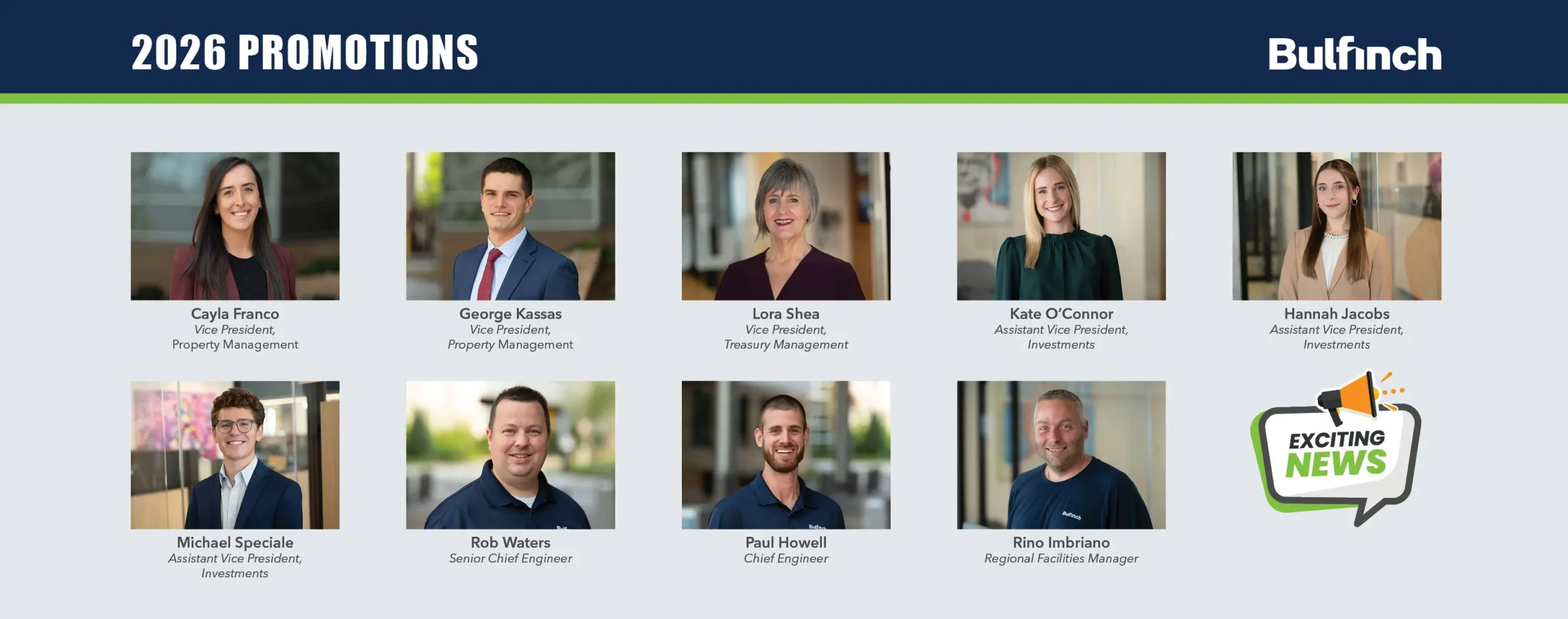 The Bulfinch Companies Announces Key Promotions